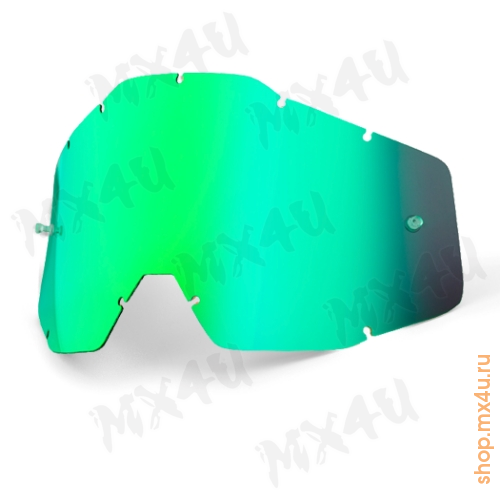 Линза подростковая 100% Accuri Strata JR Anti Fog Green Mirror - фото 1