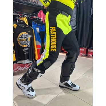 Fasthouse Брюки Grindhouse Pant Yellow Violent - миниатюра 1