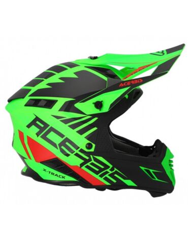 Acerbis Шлем кроссовый X Track 22 06 Fluo Green Black