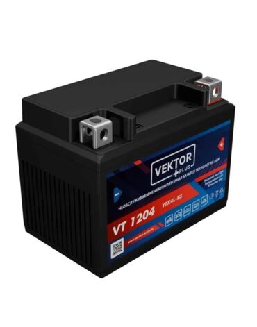 АКБ YTX4L BS Vektor plus VT1204 112*68*88