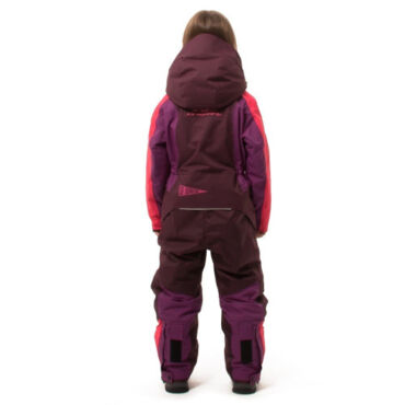 Dragonfly Зимний утепленный комбинезон DF Junior Gravity Purple - Brown 2023 - миниатюра 2