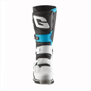 Мотоботы Gaerne SG 22 White Black Light Blue Limited Edition - миниатюра 2