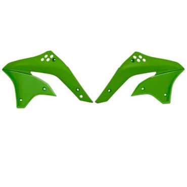 Боковины радиатора Kawasaki KX450F 2006 2008, Зеленый - миниатюра 1