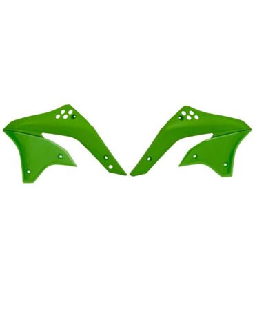 Боковины радиатора Kawasaki KX450F 2006 2008, Зеленый