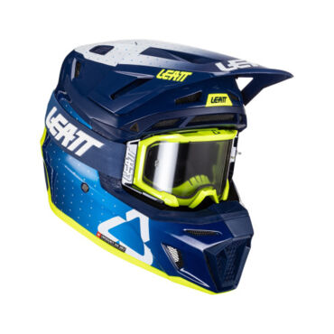 Leatt Мотошлем Moto 8.5 Kit Blue (2024) - миниатюра 3