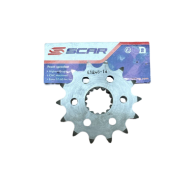 Передняя звезда Scar #520 под мотоциклы KTM 125б 530 SX SX F EXC EXC F 1987 23 HVA 125, 501 TC TE FC FE 2014 23 - 14 зубьев - миниатюра 1