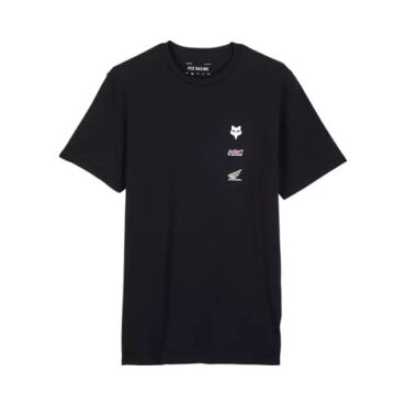 Футболка Fox x Honda II Premium Tee, black (M, Взрослая  Повседневная) - миниатюра 1