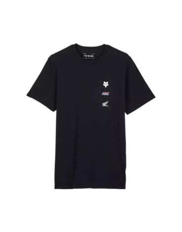 Футболка Fox x Honda II Premium Tee, black (M, Взрослая  Повседневная)
