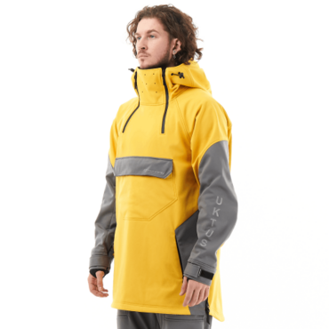Dragonfly Куртка анорак сноубордическая Uktus Man Yellow - Grey - миниатюра 4