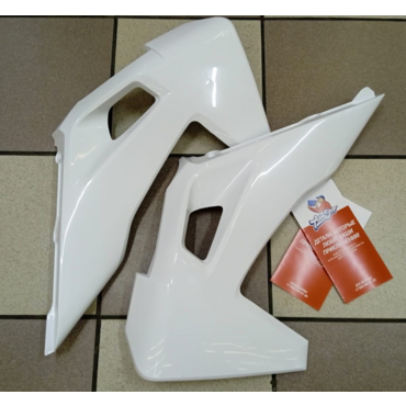 Polisport Radiator Scoops White Husqvarna спойлер радиатора (белый)  TC125 250, FC250 350 450 2019 22 / TE FE 20 23 // 8422900006 - миниатюра 1