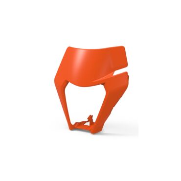 Маска фары оранжевая KTM EXC EXCF 250 500 20-> - миниатюра 1
