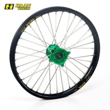 Колесо переднее Haan Rex 21 1,60 KXF250 21-.. KXF450 19-.. Black Rim Green Hub 22mm - миниатюра 1