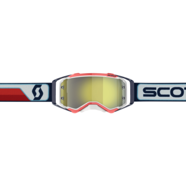 Scott Очки Prospect red white yellow chrome works - миниатюра 2