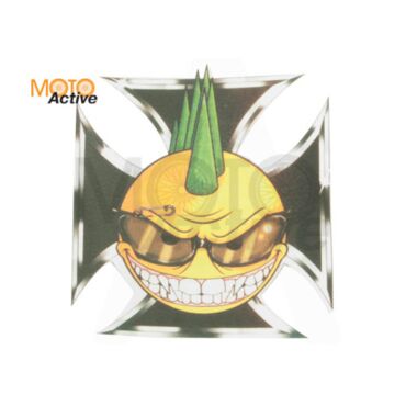 Наклейка декор BAD SMILE (9х9см) (#3409) - миниатюра 1