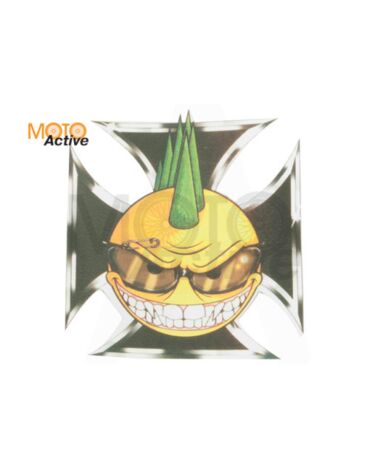 Наклейка декор BAD SMILE (9х9см) (#3409)