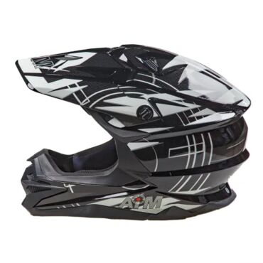 AiM Шлем JK803S White Black - миниатюра 1