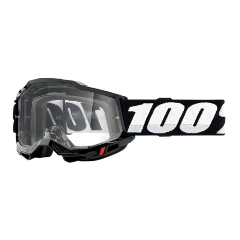 100% Очки Accuri 2 V26 Goggle Black Clear Lens - фото 1