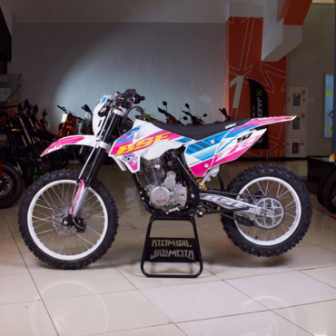 Кроссовый мотоцикл BSE Z2 2.0 Roqvi Pink - миниатюра 1
