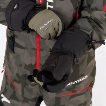 Finntrail Перчатки Freeride Khaki - миниатюра 5