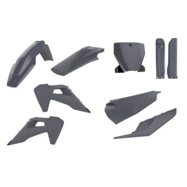 POLISPORT	Комплект пластика Polisport Husqvarna TC125 250, FC250 350 450 '2019-> Серый - миниатюра 1
