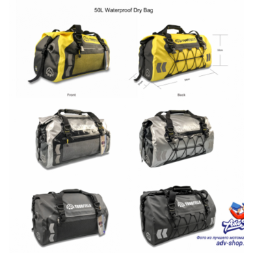 Tripfella Extreme Dry Bag Black 50L баул верхний ( черный ) // TFD 512 BLK - миниатюра 1