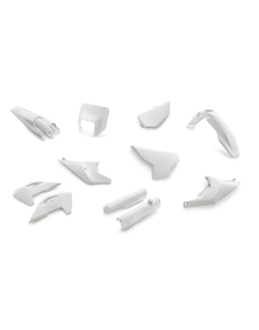Husqvarna Plastic parts full kit Комплект пластика  ( белый ) TE FE 150 501 24-> ( 00010000390K )