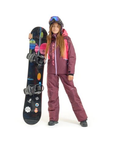 Dragonfly Штаны утепленные Gravity TEENAGER Purple - Black 2023 