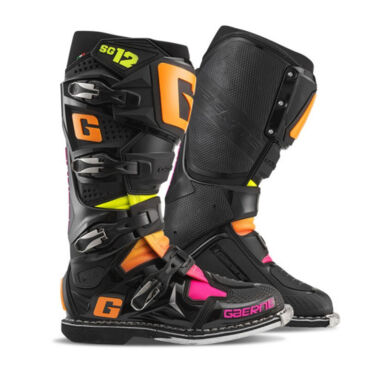 Мотоботы GAERNE SG 12,  Black Orange Pink (Limited Edition) - миниатюра 2