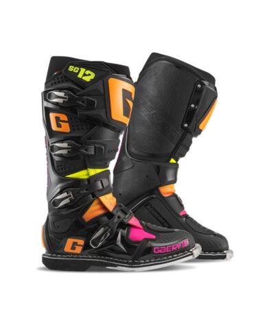 Мотоботы GAERNE SG 12,  Black Orange Pink (Limited Edition)