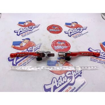 Zeta ZE44 4123 Комплект откидных рычагов ( красный ) KTM SX EXC 14 24 / Gas Gas ( Brembo ) - миниатюра 1