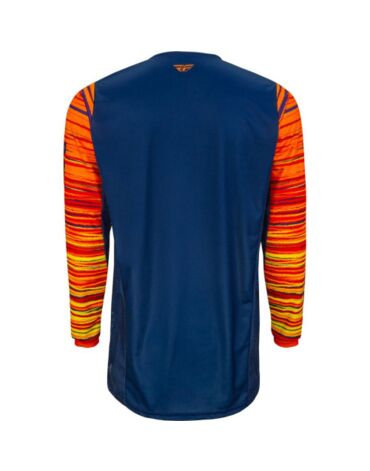 Джерси FLY RACING KINETIC WAVE Navy Orange (2022)