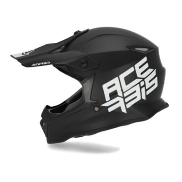 Acerbis Шлем детский IMPACT STEEL JUNIOR Black - миниатюра 4