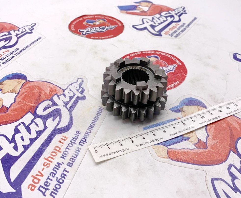 KTM Sliding gear 3rd 4th., t=20 22 Шестерня 3 4 передачи первичного вала КПП KTM EXC 250 300 TPI /18->  ( 79233103100 / 79333103000 ) - фото 2