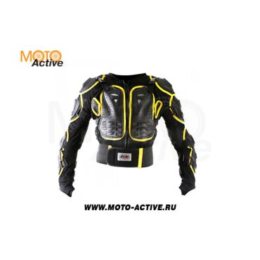 Черепаха защитная ATAKI SC P114 черная Hi Viz желтая - миниатюра 4