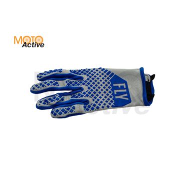 Перчатки FLY RACING KINETIC , серый синий - миниатюра 2