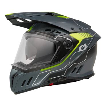 Oneal Шлем кроссовый со стеклом Sierra RS Echo желтый черный - миниатюра 2
