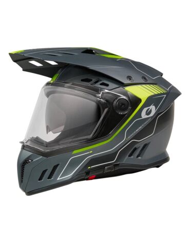 Oneal Шлем кроссовый со стеклом Sierra RS Echo желтый черный