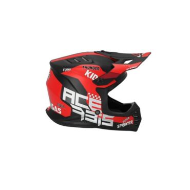 Acerbis Шлем детский Profile Junior Black Red - миниатюра 2