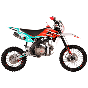Питбайк KAYO BASIC K125EM 17 14 KRZ (механ. сцепл., эл. стартер) 2026 - миниатюра 2