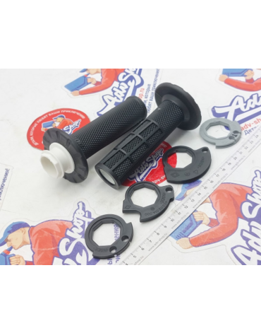 KTM / HQV / GAS грипсы черные / открытый торец SX SXF EXC TPI EXCF TE FE FX 17 23 ( 79002121200 / 79002121100 )