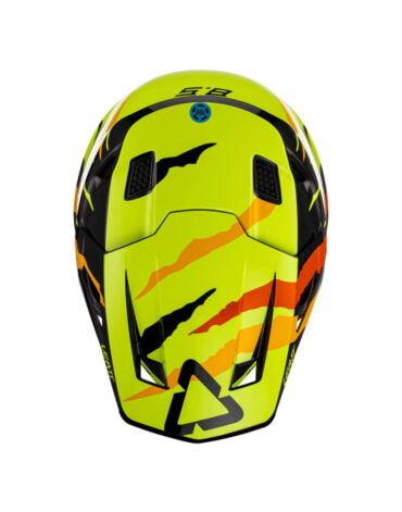 Leatt Мотошлем Moto 8.5 Helmet Kit Citrus Tiger (2023)