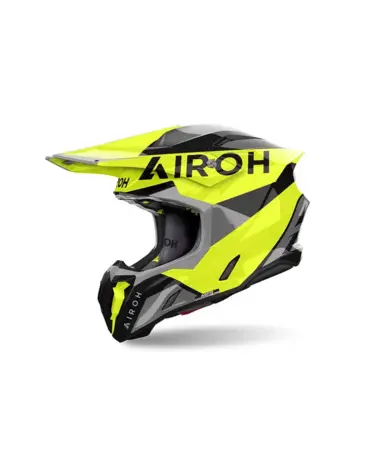 Шлем кроссовый Airoh Twist 3 King, yellow gloss (XL, Взрослая  Кросс эндуро)