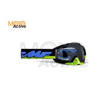 Маска кросс FMF Powerbomb Rocket Talladega с прозрачной линзой - миниатюра 1