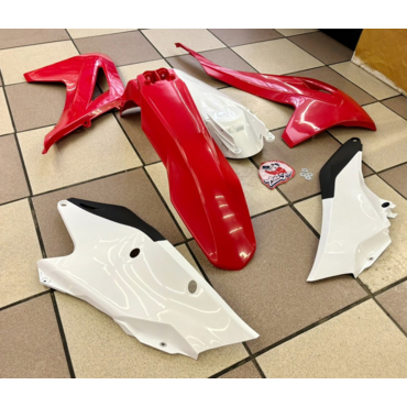 Acerbis plastic kit WhiteRed - original  GasGas EC / ECF 21 23 комплект пластика бело красный /  0024632.553 - миниатюра 1