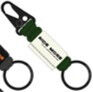 Брелок для ключей карабин RIDE MORE NYLON BRAIDED KEYCHAIN DARK GREEN - миниатюра 1