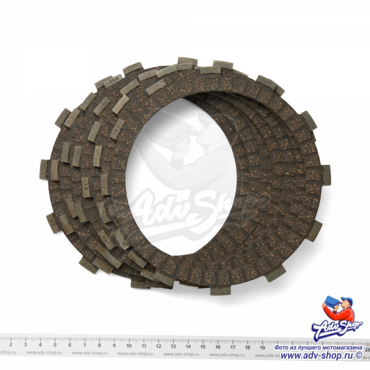 VESRAH VC 167 диски сцепления фрикционные (комплект 7 шт) XRV750 // M 03543 - миниатюра 1