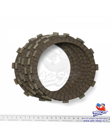 VESRAH VC 167 диски сцепления фрикционные (комплект 7 шт) XRV750 // M 03543