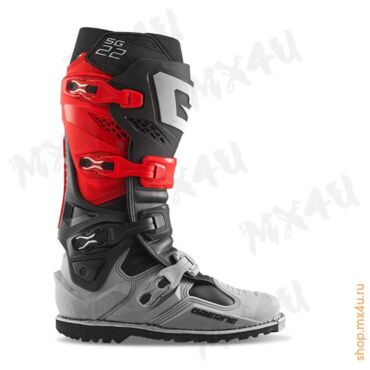 Мотоботы SG22 Gore Tex Enduro Limited Edition - Красный Серый Черный - миниатюра 4