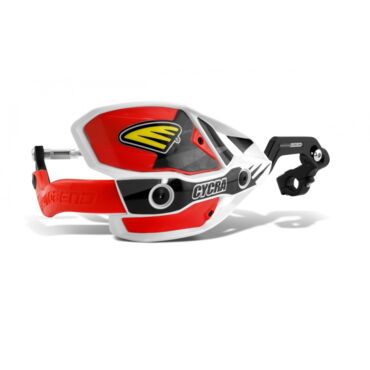 CYCRA CRM ULTRA 1 1 8 CLAMPS WHITE RED защита рук анодированный алюминий (1CYC740832X) - миниатюра 1