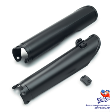KTM FORK PROTECT. L S+R S BLACK Защита вилки ( черный ) комплект SX SXF EXC EXF 125 450 03 07 450SMR 12 14 ( 5900109410030 ) - миниатюра 1